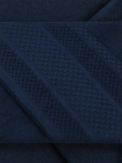 Полотенце банное 50х90 см, 100% хлопок, 600 г/м2, Пабло, Silvano, темно-лазурное, Узбекистан