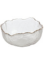 Салатник стекло, круглый, 13х6 см, 0.3 л, отвод золотом, Алмаз, Y6-10089/Y4-9202 - фото 8