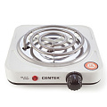 Плита электрическая Centek, CT-1508, 1000 Вт, 1 конфорка, эмаль, механическая, переключатель поворотный, белая - фото 2