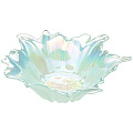 Вазочка/салатник beauty mint 17см 339-146