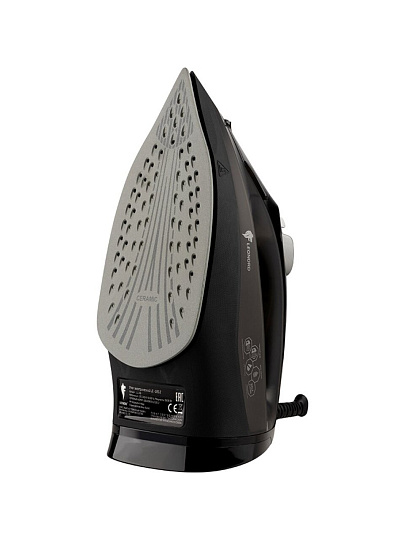 Утюг Leonord, LE-1812, 2600 Вт, керамика, вертикальное отпаривание, противокапельная система, система самоочистки, спрей, 1.8 м, черный