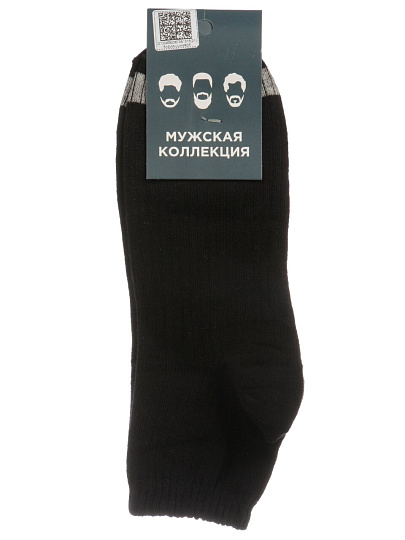 Носки для мужчин, хлопок, Красная ветка, черные, р. 29, С 198
