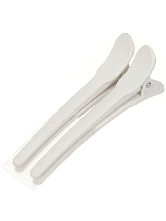 Набор зажимов для волос 10 см, 2 шт, металл, пластик, в ассортименте, TH10-11