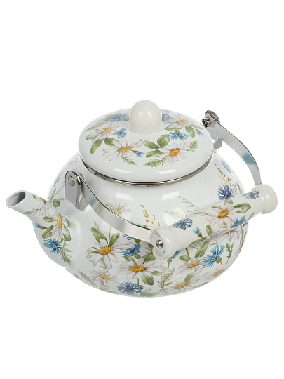 Чайник сталь, эмалированное покрытие, 2.5 л, Agness, Sentiment, индукция, 934-636