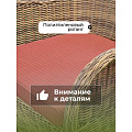 Мебель садовая Green Days, Милтон, бежевая, стол, 122х122х75 см, 4 кресла, подушка красная, CYH1944W-1 - фото 18