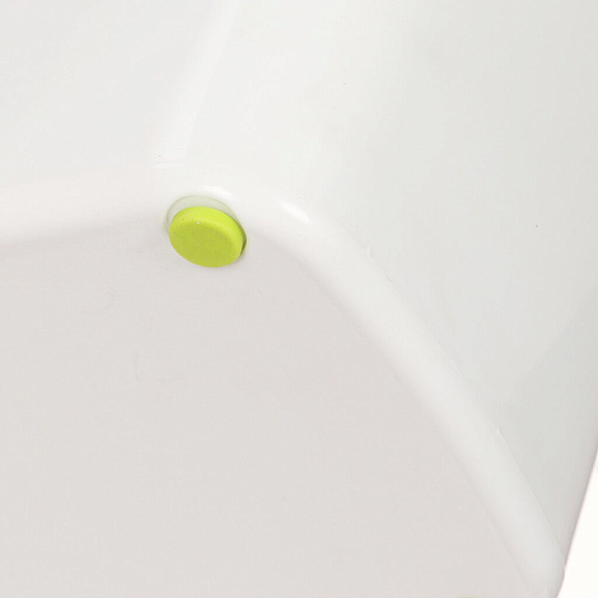 Подставка для столовых приборов, пластик, 11х18х17 см, зеленая, MV19040