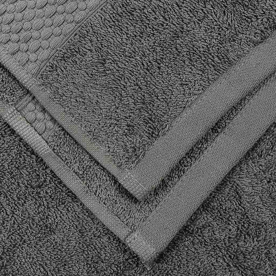 Полотенце банное 50х90 см, 100% хлопок, 500 г/м2, Dante Antrasit, TAC, темно-серое, 1717, Турция