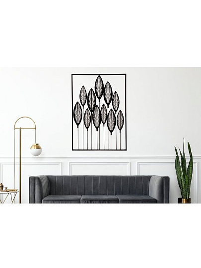 Панно декоративное 70х50 см, металл, Листья, Y6-10673/A250038