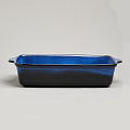 Форма для запекания керамика, 18х32х7 см, 2 л, прямоугольная, Agness, Reactive Blue, 780-130 - фото 2