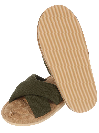 Тапки для женщин, полиэстер, в ассортименте, р. 37, открытые, Lucky Land, 5113W-CH-O