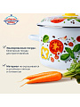 Кастрюля эмалированная сталь, 2 л, крышка сталь, цилиндрическая, Сибирские товары, Каприче, 3MD161P, белая, индукция - фото 3