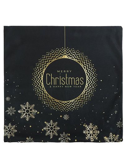 Наволочка декоративная Новый год, 100% полиэстер, 45 х 45 см, в ассортименте, T2022-038