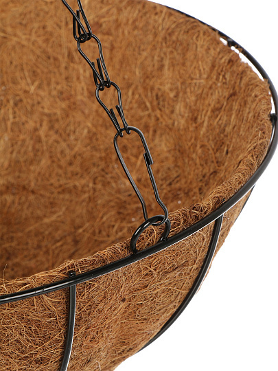 Кашпо подвесное 30х13 см, круглое, Волокно, Y4-4027