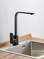 Смеситель для кухни, Aqwin, с картриджем, черный, A4006BL - фото 2