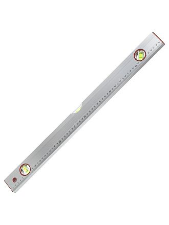 Уровень алюминий, 600 мм, 3 глазка, линейка, серебристый, Bartex, №0004, HJ-88B