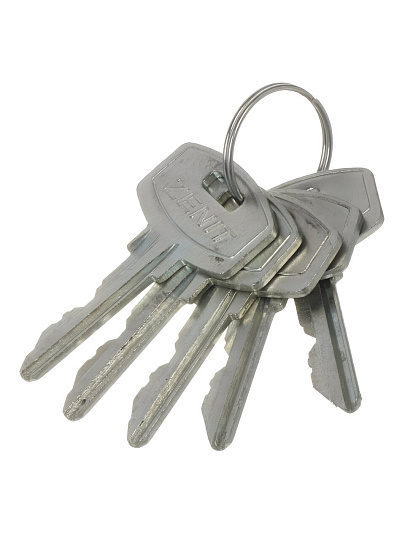 Личинка замка двери Зенит, МЦ1-5-60, БП-00011629, 60 мм, цинк