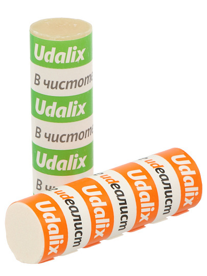 Пятновыводитель Udalix, 35 г, карандаш, энзимный 25 г + кислород 35 г, 2 шт