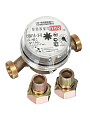 Счетчик воды универсальный, 1/2 '', с монтажным комплектом, 6 лет, Арзамасский приборостроительный завод, СВК15-3-8 Арзамас