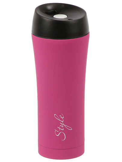 Термокружка пластик, 0.45 л, узкая горловина, Daniks, колба нержавеющая сталь, SL-NT015-18-2328