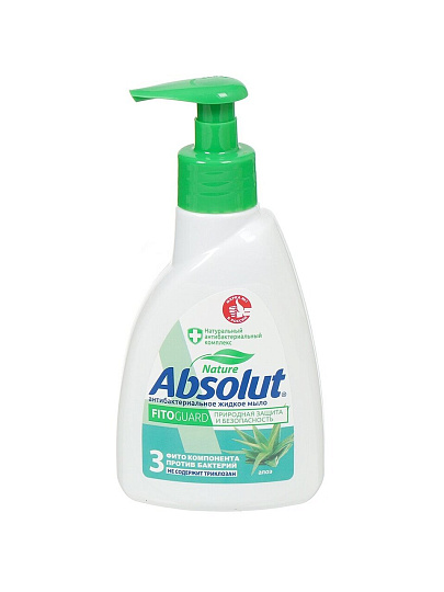 Мыло жидкое Absolut, Алоэ, антибактериальное, 250 г