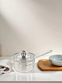 Ковш нержавеющая сталь, 0.8 л, крышка стекло, металлическая ручка, индукция, Daniks, GS-01311-12SP/SD-512S - фото 9