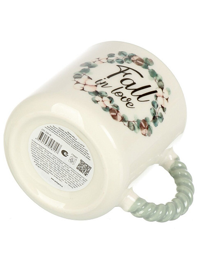 Кружка фарфор, 330 мл, Colette, Apollo, CTT-330-M, мятная