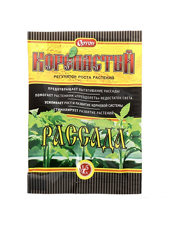 Удобрение Коренастый Рассада, регулятор роста, минеральное, 1.5 мл, Ортон