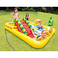 Игровой центр-бассейн Intex, 244х191х91 см, Смешные фрукты, 57158NP, 493 л, горка, надувные фрукты, от 2 лет - фото 2