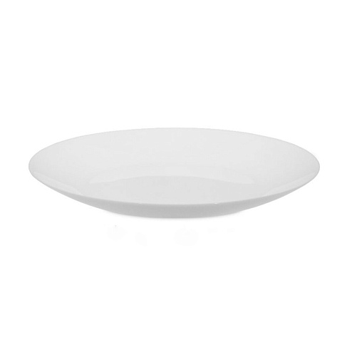 Тарелка обеденная, стеклокерамика, 25 см, круглая, Lillie, Luminarc, Q8714, белая