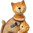 Фигурка декоративная Кошка с котенком, 2 шт, Y4-6700 - фото 3