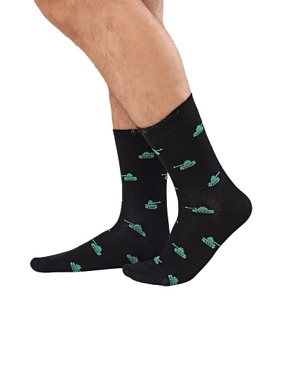 Носки для мужчин, Clever, 23Ф, черные, р. 29, К6570Л