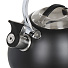 Чайник нержавеющая сталь, 3 л, со свистком, матовый, ручка с силиконовым покрытием, Daniks, черный, MSY-A060B - фото 3