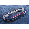 Лодка надувная 307х126х26 см, 3-местная, 270 кг, весла, сумка, Bestway, Treck Х3, 61110