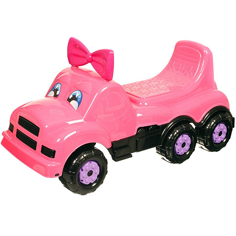 Игрушка детская Машина детская Веселые гонки розовая М4457