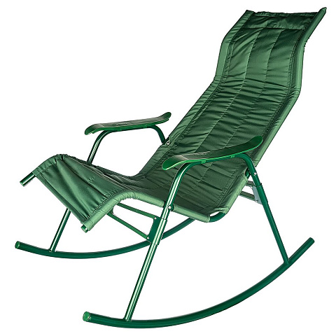 Кресло-качалка Нарочь, 56.8х94х110 см, полиэстер, зеленое, 110 кг, С238