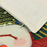 Наволочка декоративная Снеговик с птичками, под лен, 100% полиэстер, 43 х 43 см, Y9-122 - фото 2