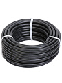 Шланг поливочный 1/2 '' '', внутренний d12 мм, 6 атм, армированный, 25 м, 3 слоя, Клевер, ТЭП, черный