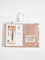 Полотенце кухонное 40х73 см, 100% хлопок, саржа, Этель, Kitchen, бежевое, Россия - фото 6