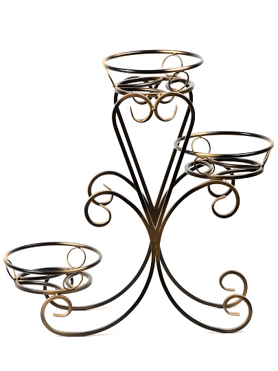 Цветник Трио 15, напольный, металл, круглый, 70 см