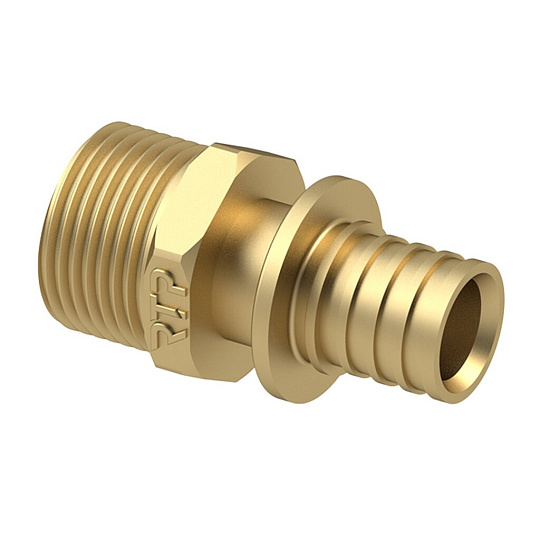 Муфта d16х1/2&quot;, латунь, наружная резьба, РосТурПласт