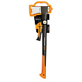 Топор-колун Fiskars, Х25, + Пила садовая SW 73, рукоятка стеклопластик, обрезиненная, 2.5 кг, с чехлом, 1025437