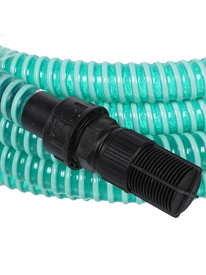 Шланг напорно-всасывающий, ПВХ, диаметр 25 мм, с обратным клапаном, Jemix, 7 м, WGH-SET-7