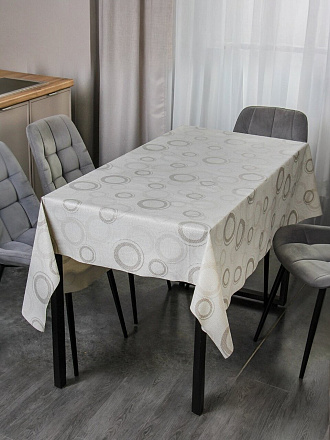 Скатерть Silvano, Глиттер, 1.37х2.2 м, ПВХ на тканевой основе, MT-6142B