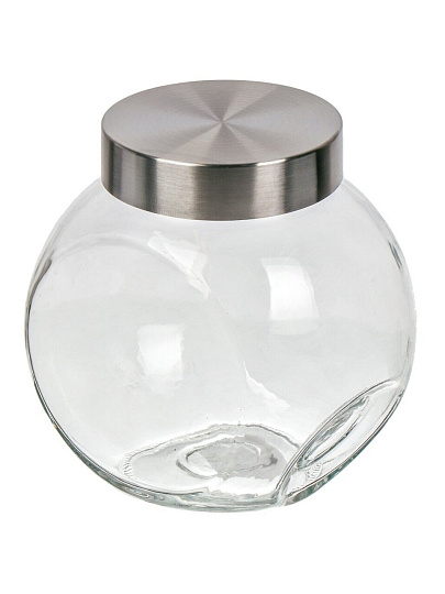Банка для сыпучих продуктов, стекло, 1.6 л, с крышкой, Манхеттен, Y6-6493