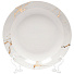 Тарелка суповая, керамика, 20 см, круглая, Белый мрамор, Daniks - фото 2