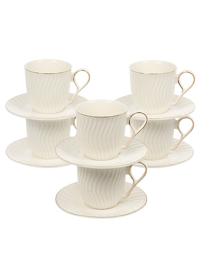 Набор чайный фарфор, 12 предметов, на 6 персон, 240 мл, Balsford, Фьюжн, 101-01058, подарочная упаковка