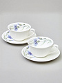 Набор чайный фарфор, 4 предмета, на 2 персоны, 250 мл, Lefard, Васильки, 760-826, подарочная упаковка