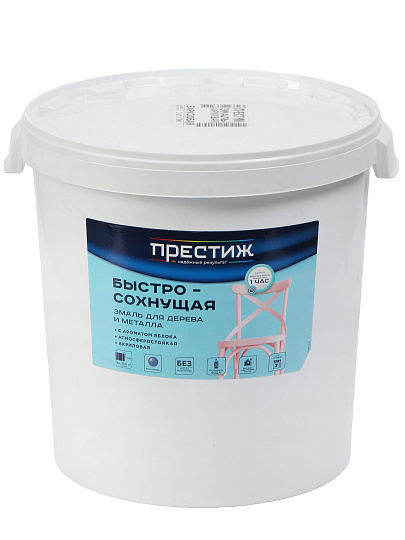 Эмаль Престиж, Аромат яблока, акриловая, полуглянцевая, бирюзовая, 30 кг