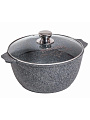 Кастрюля алюминий, антипригарное покрытие, 4 л, крышка стекло, Мечта, Premium grey, 44901, серая - фото 13