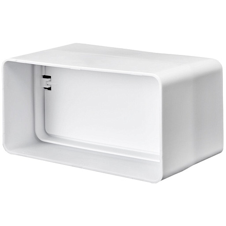 Соединитель вентиляционный пластик, 60х120 мм, обратный клапан, Event, 60120СКПО